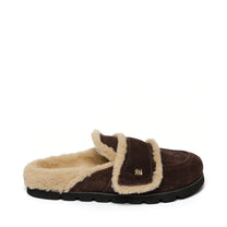 Gevoerde muil Bomb | Choco brown suede | Steve Madden