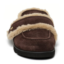 Gevoerde muil Bomb | Choco brown suede | Steve Madden