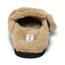 Gevoerde muil Bomb | Choco brown suede | Steve Madden