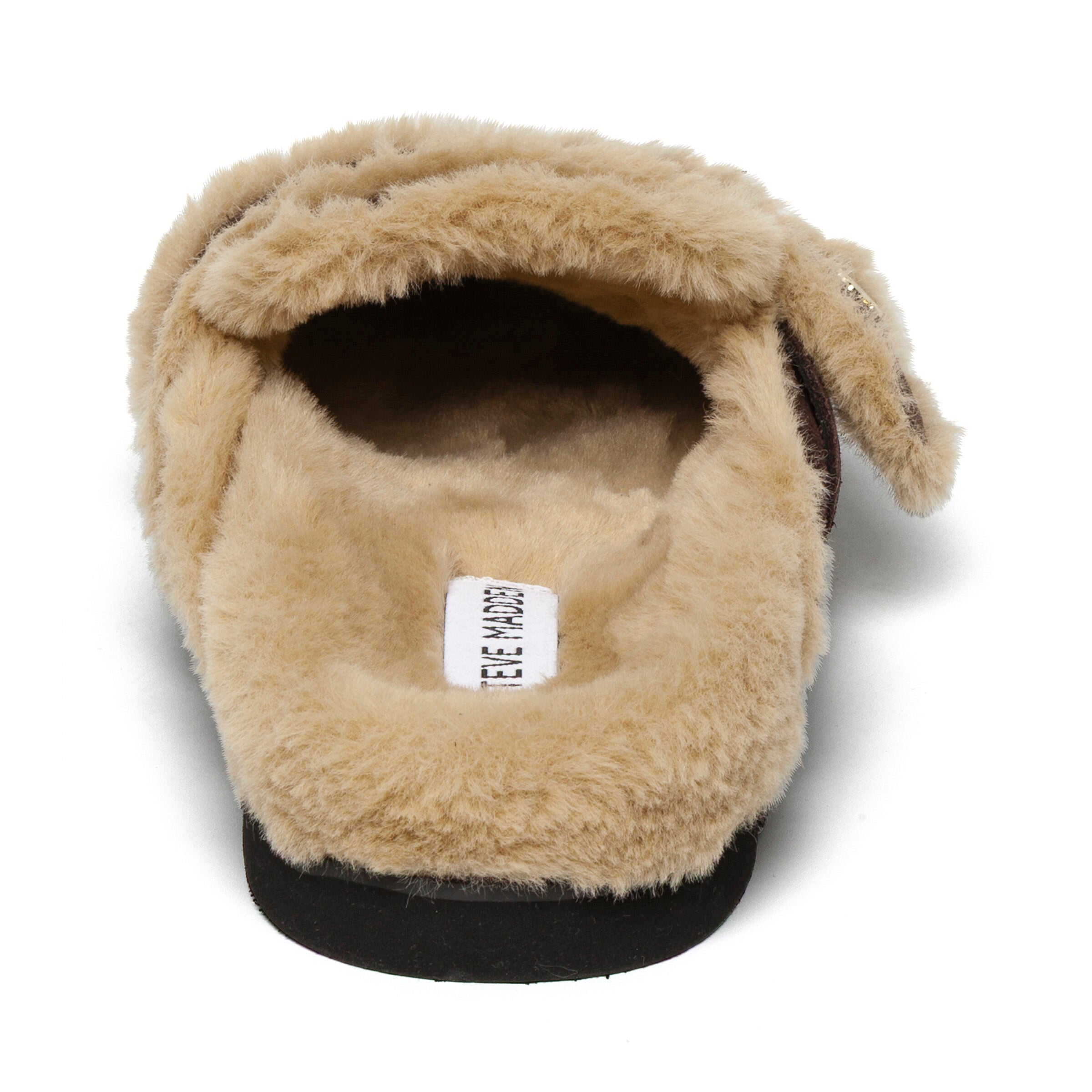 Gevoerde muil Bomb | Choco brown suede | Steve Madden