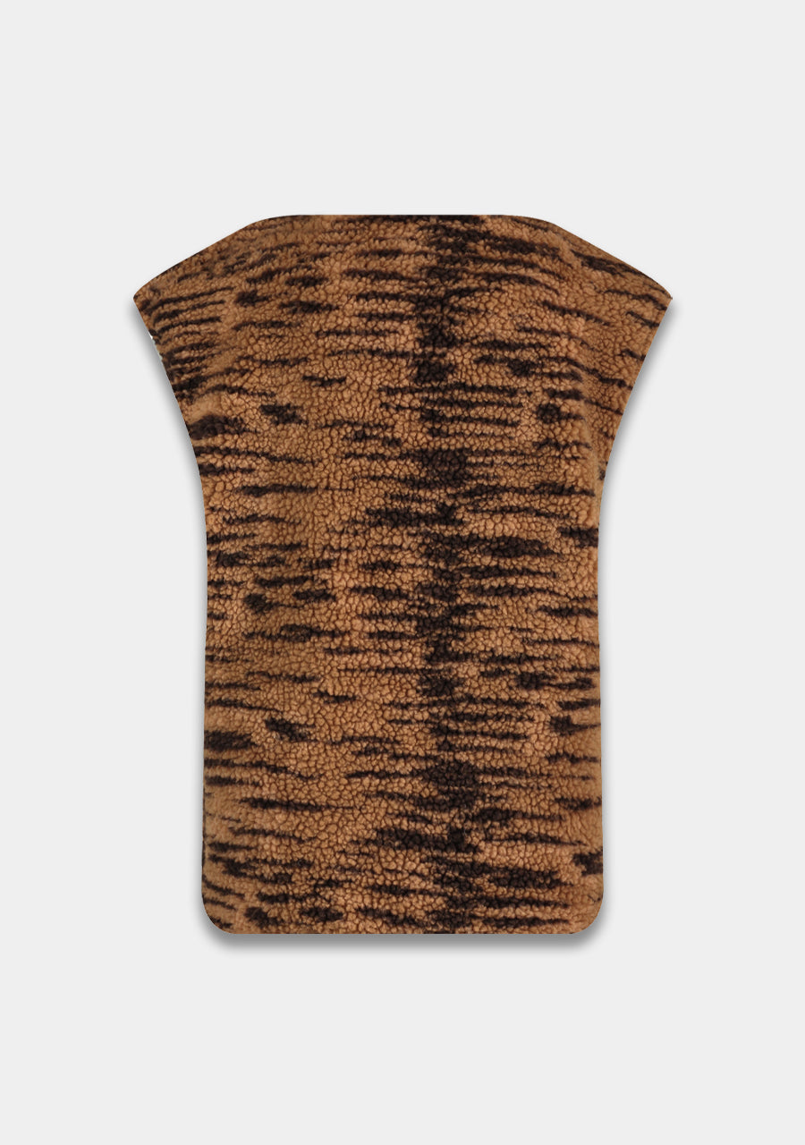 Gilet Demi | Trashy tiger warm | Harper & Yve