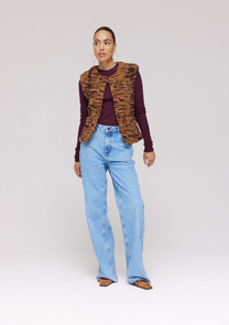 Gilet Demi | Trashy tiger warm | Harper & Yve