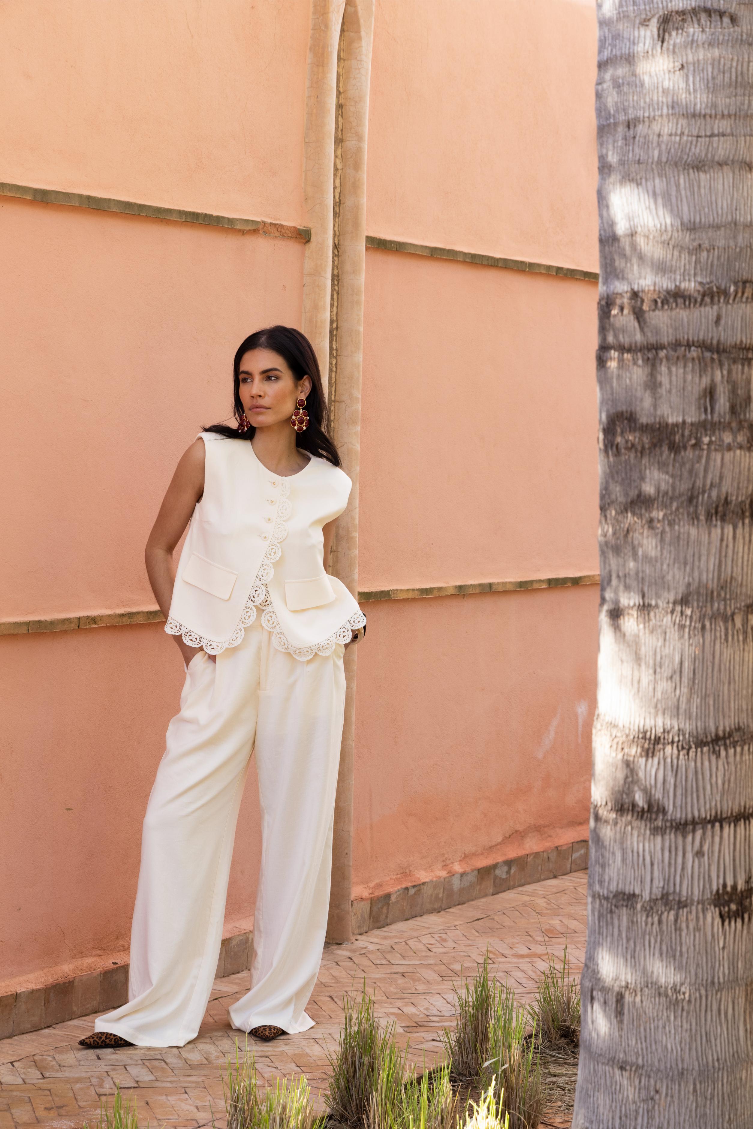 Gilet Luma | Beige | Amaya Amsterdam