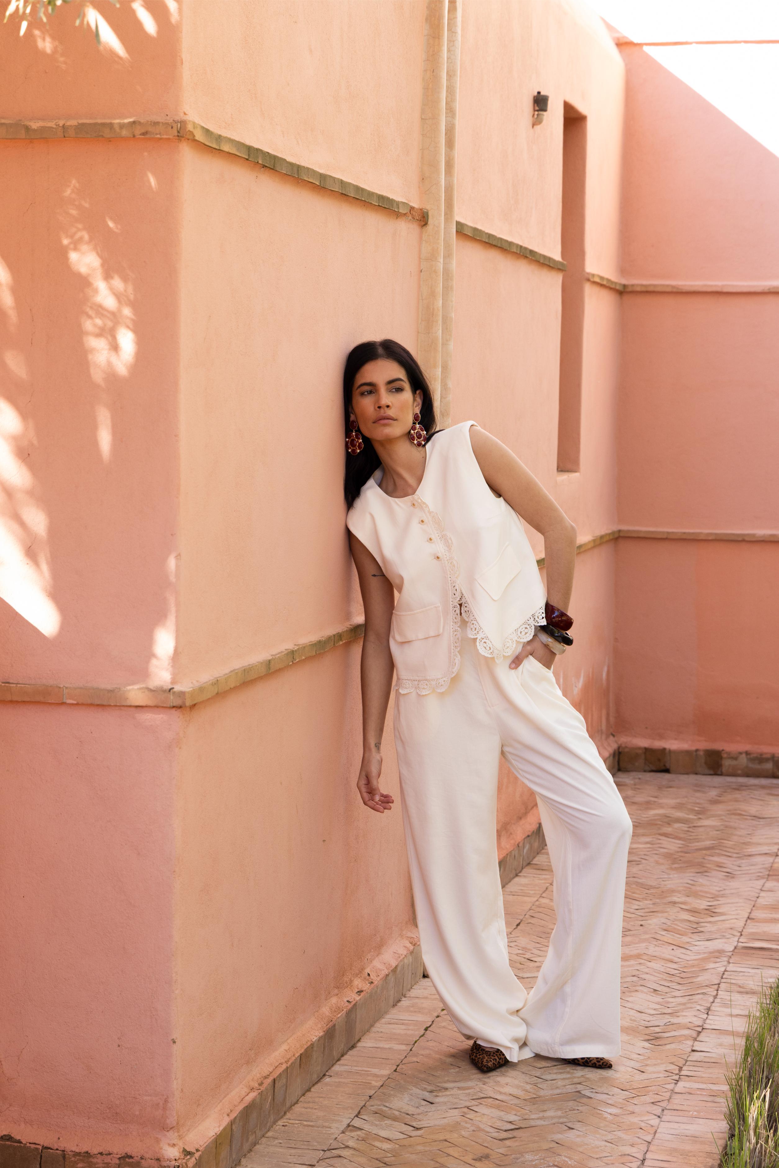 Gilet Luma | Beige | Amaya Amsterdam