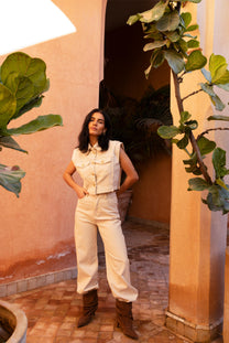 Gilet Maggi | Beige | Amaya Amsterdam