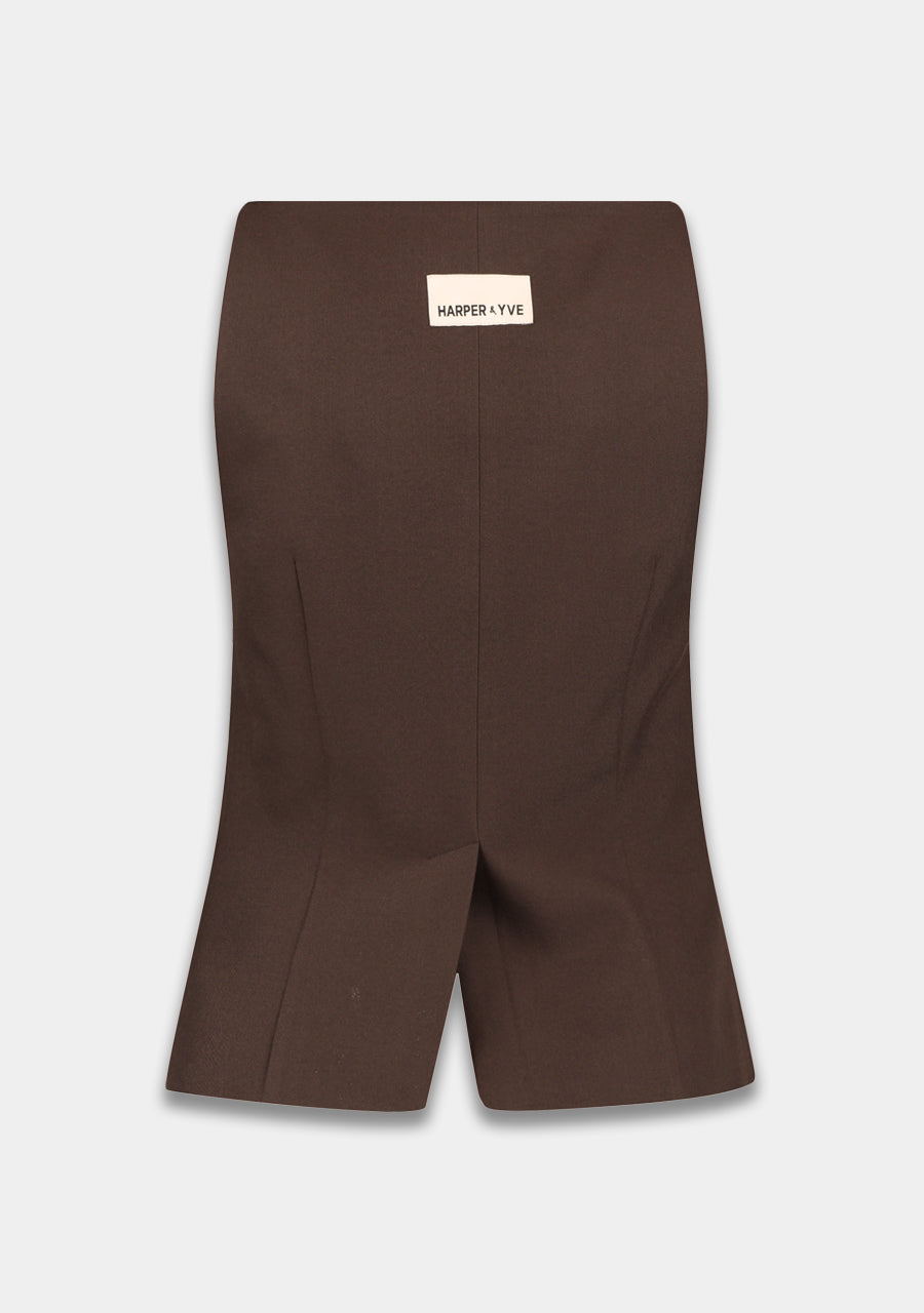 Gilet Rey | Saddle brown | Harper & Yve