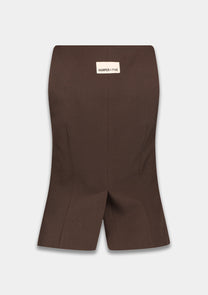 Gilet Rey | Saddle brown | Harper & Yve