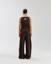 Pants Mason | Saddle brown | Harper & Yve