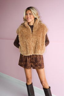 Gilet Sira | Beige | Studio Amaya
