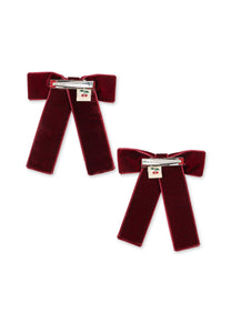 Haarclips Juliette Strik 2-pack | Rio Red | Konges Sløjd