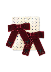 Haarclips Juliette Strik 2-pack | Rio Red | Konges Sløjd