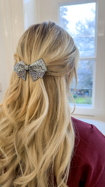 Haarclip sparkle bow