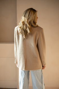 Hairy blazer Bodi | Camel | Refined Department