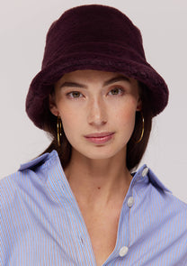 Hat Fury | Wine berry | Harper & Yve