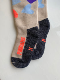 Hockey socks Anna | Gray Hearts | Peanuts