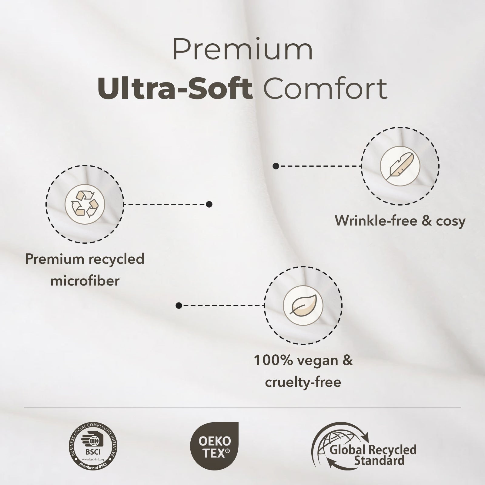 Hoeslaken splittopper Fresh White | SJUMO