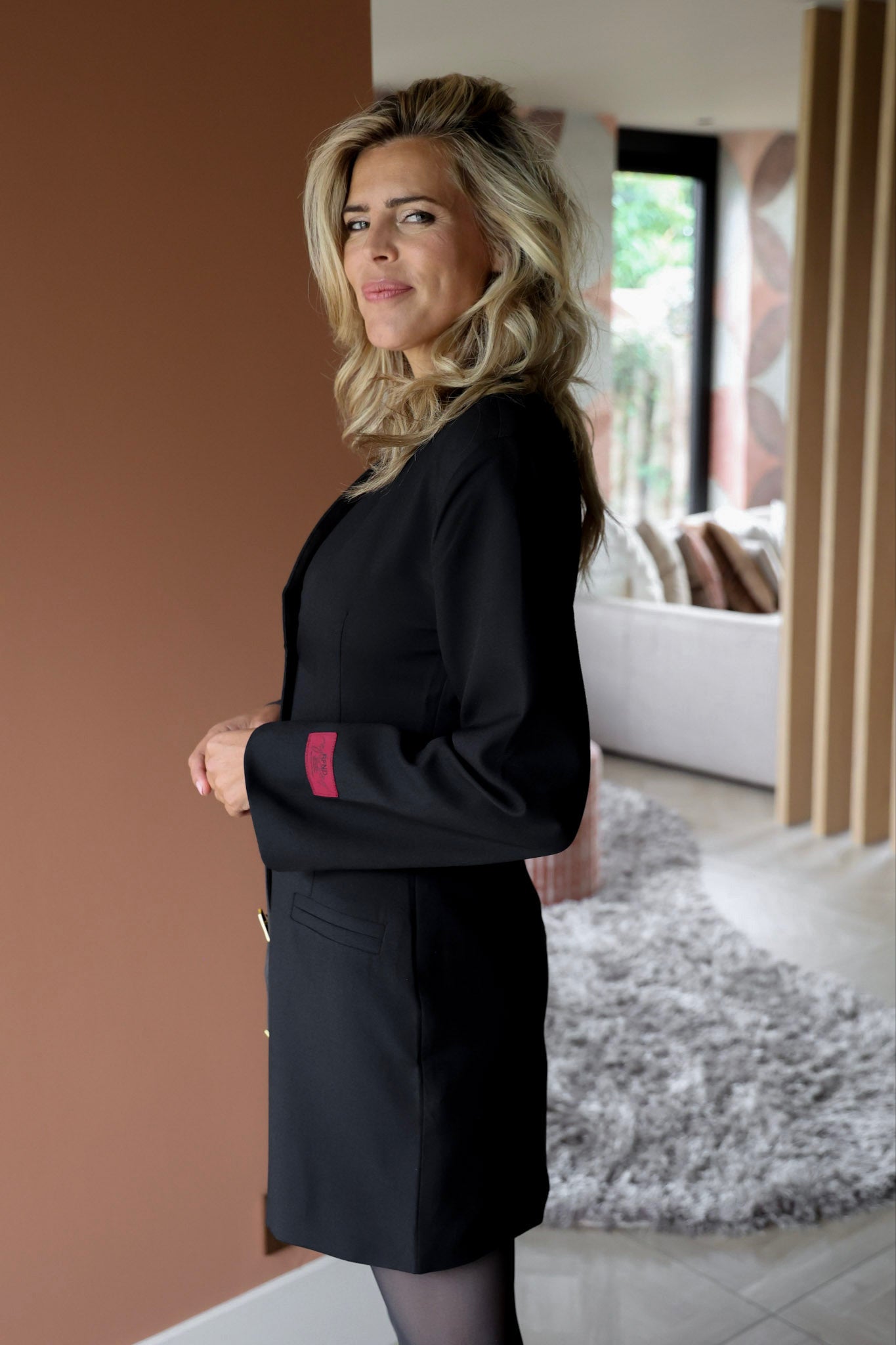 Hourglass blazerdress Star | Black | Refined Department