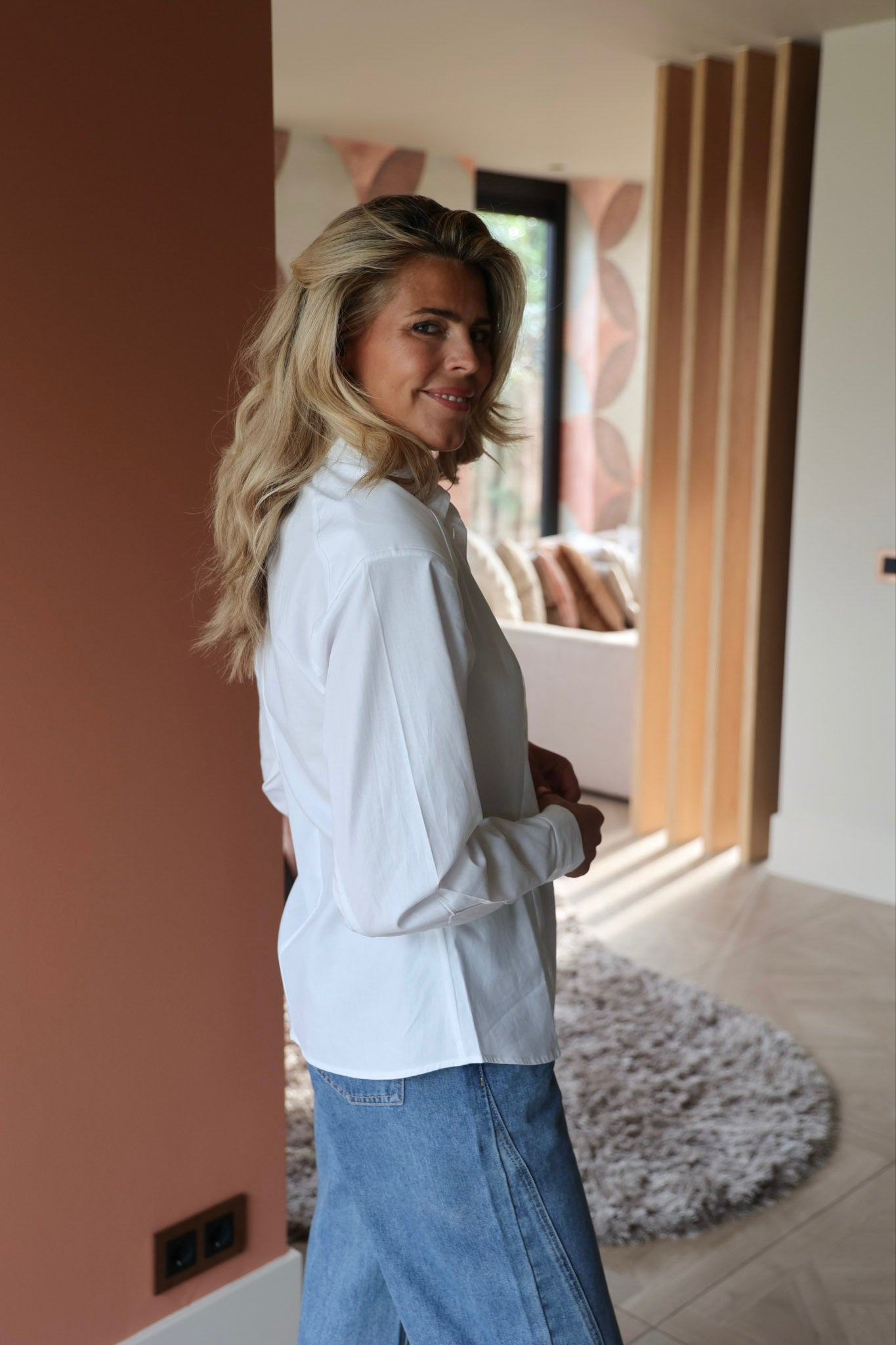 Hourglass blouse Liva | White | Refined Department