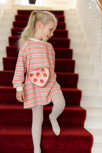 Dress Spotty | Blush bound stripe | Konges Slojd
