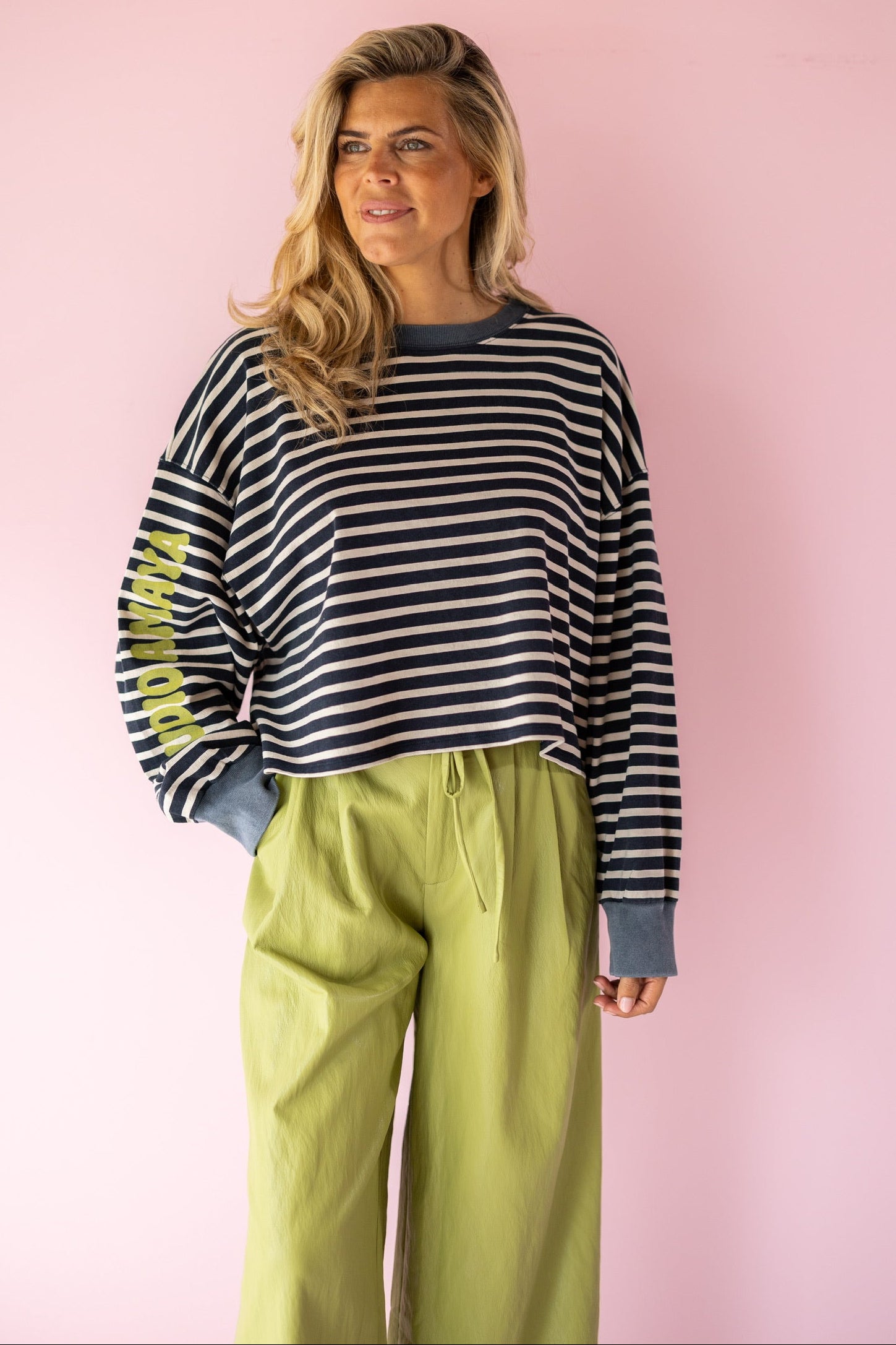 Broek Leni | Green | Studio Amaya