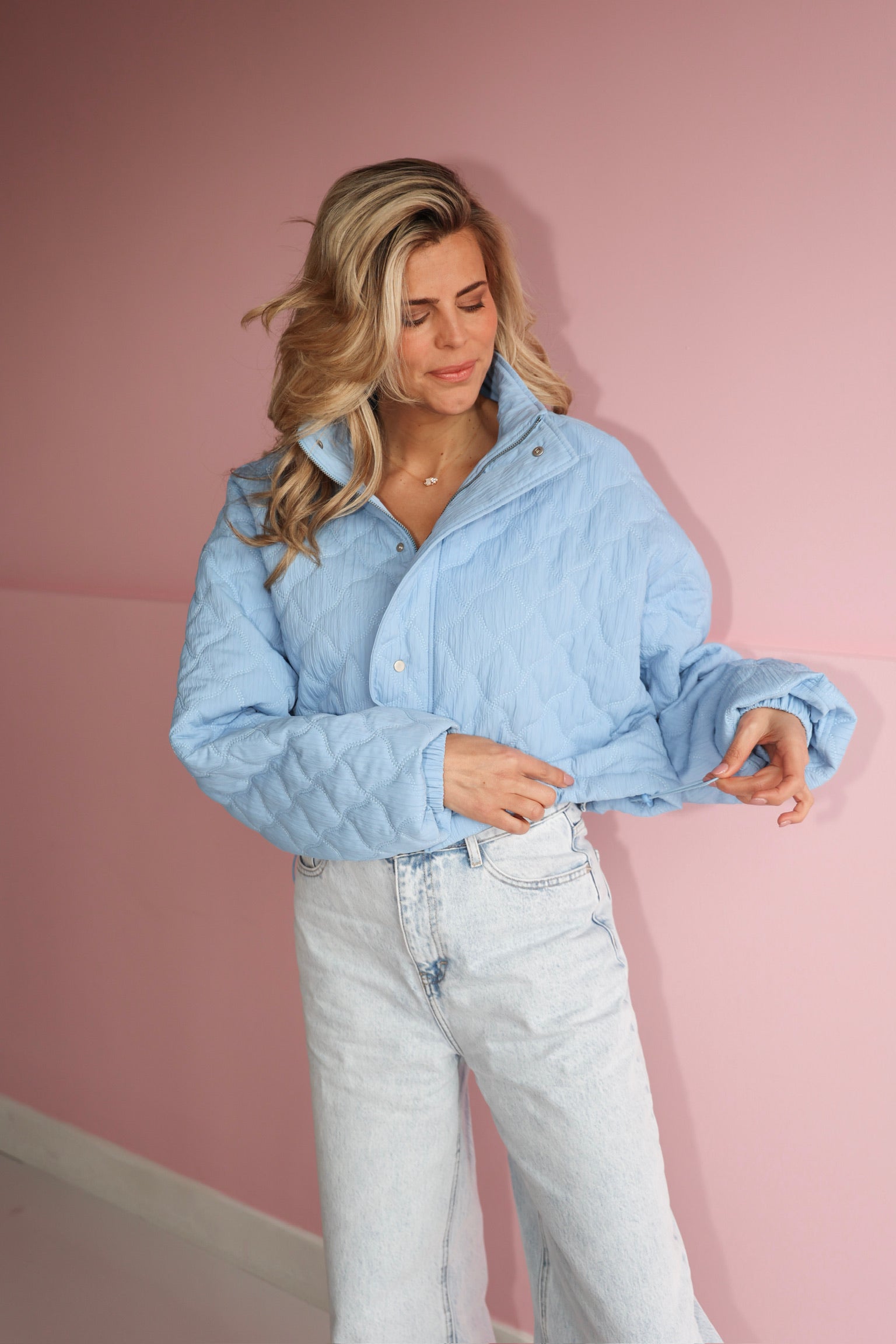 Jacket Lina | Blue | Studio Amaya