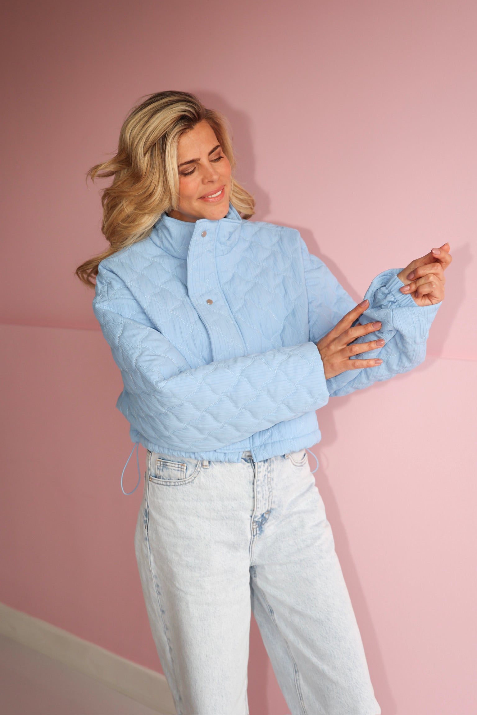 Jacket Lina | Blue | Studio Amaya