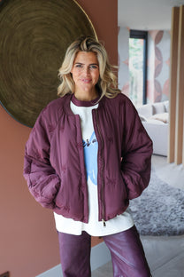 Jacket Nori | Wine berry | Harper & Yve