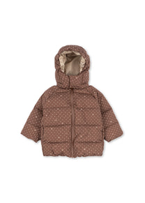 Jacket Nuka | Cherry dot marrone | Konges Slojd