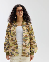 Jacket Troy | Green camo | Harper & Yve