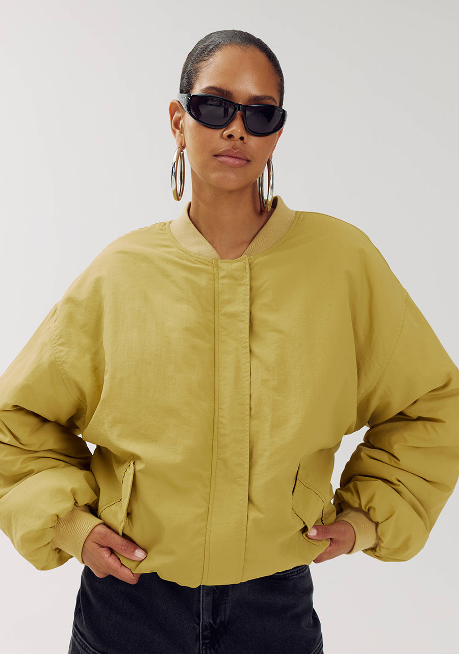Jacket Nora | Dirty mustard | Harper & Yve
