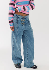 Jeans Meave | Mid Blue | Harper & Yve