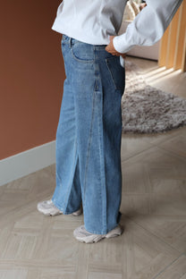 Jeans cutseams Payton | Blue denim | Refined Department