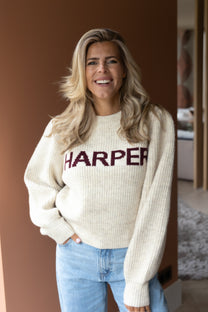 PRE-ORDER: Jumper Lysanne | Ecru | Harper & Yve