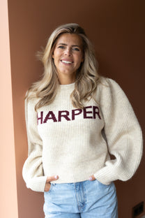 PRE-ORDER: Jumper Lysanne | Ecru | Harper & Yve