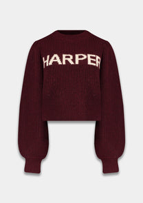 Jumper Lysanne | Wine berry | Harper & Yve
