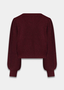 Jumper Lysanne | Wine berry | Harper & Yve