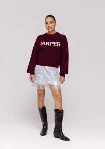 Jumper Lysanne | Wine berry | Harper & Yve