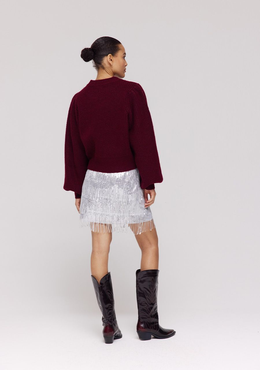 Jumper Lysanne | Wine berry | Harper & Yve