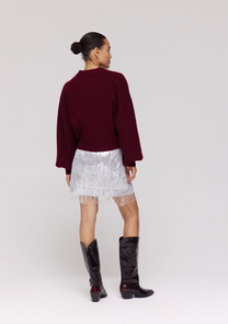 Jumper Lysanne | Wine berry | Harper & Yve