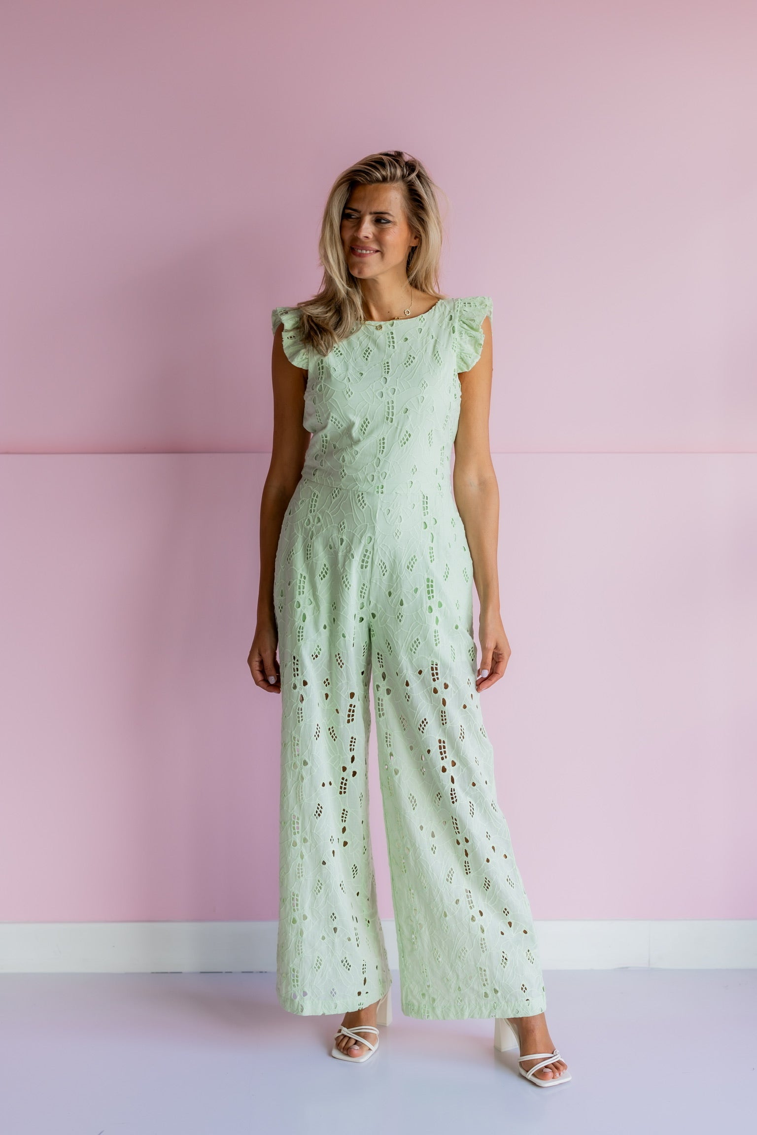 Jumpsuit Kelly | Lime | Amaya Amsterdam