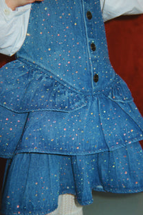 Jurk Elba Sparkle | Denim Sparkle | Konges Sløjd