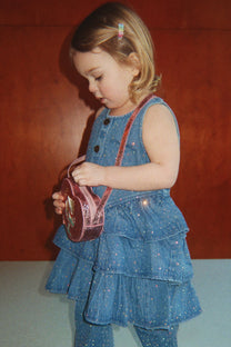 Jurk Elba Sparkle | Denim Sparkle | Konges Sløjd