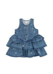 Jurk Elba Sparkle | Denim Sparkle | Konges Sløjd