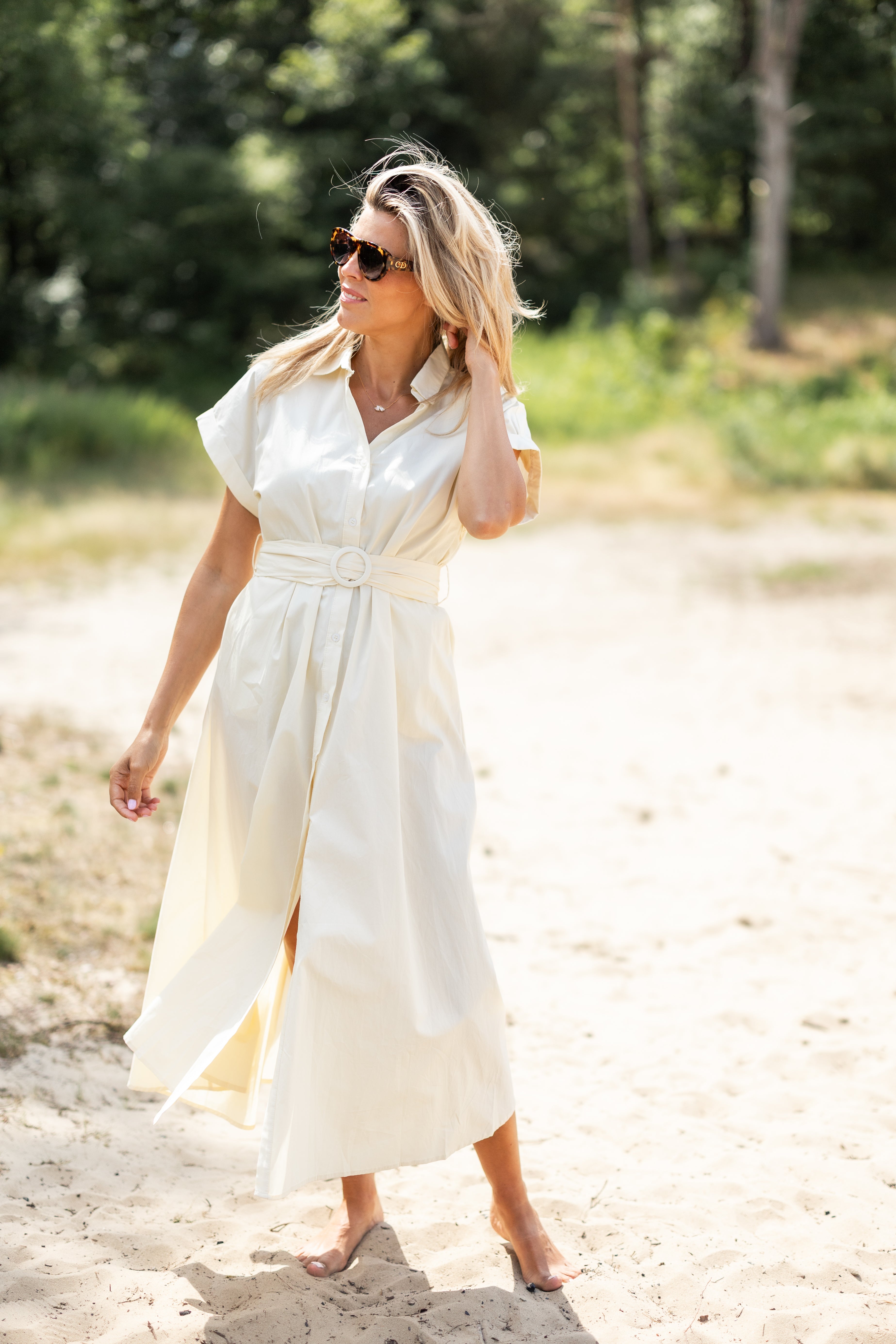 Jurk Maud | Geel