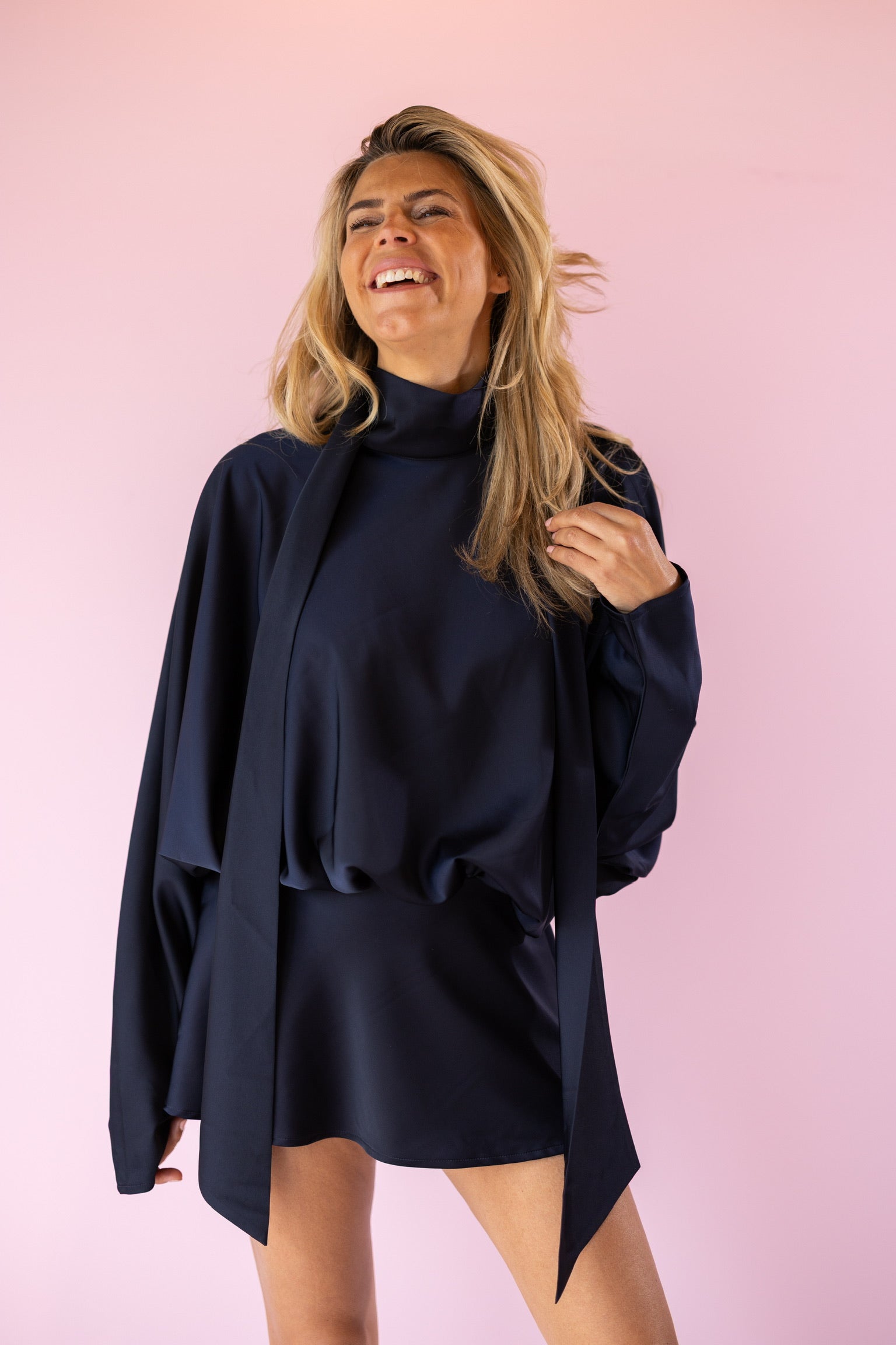 Jurk Shine | Blue | Studio Amaya