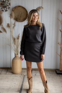Knit sweater Lune | Graphite | Studio Poespas