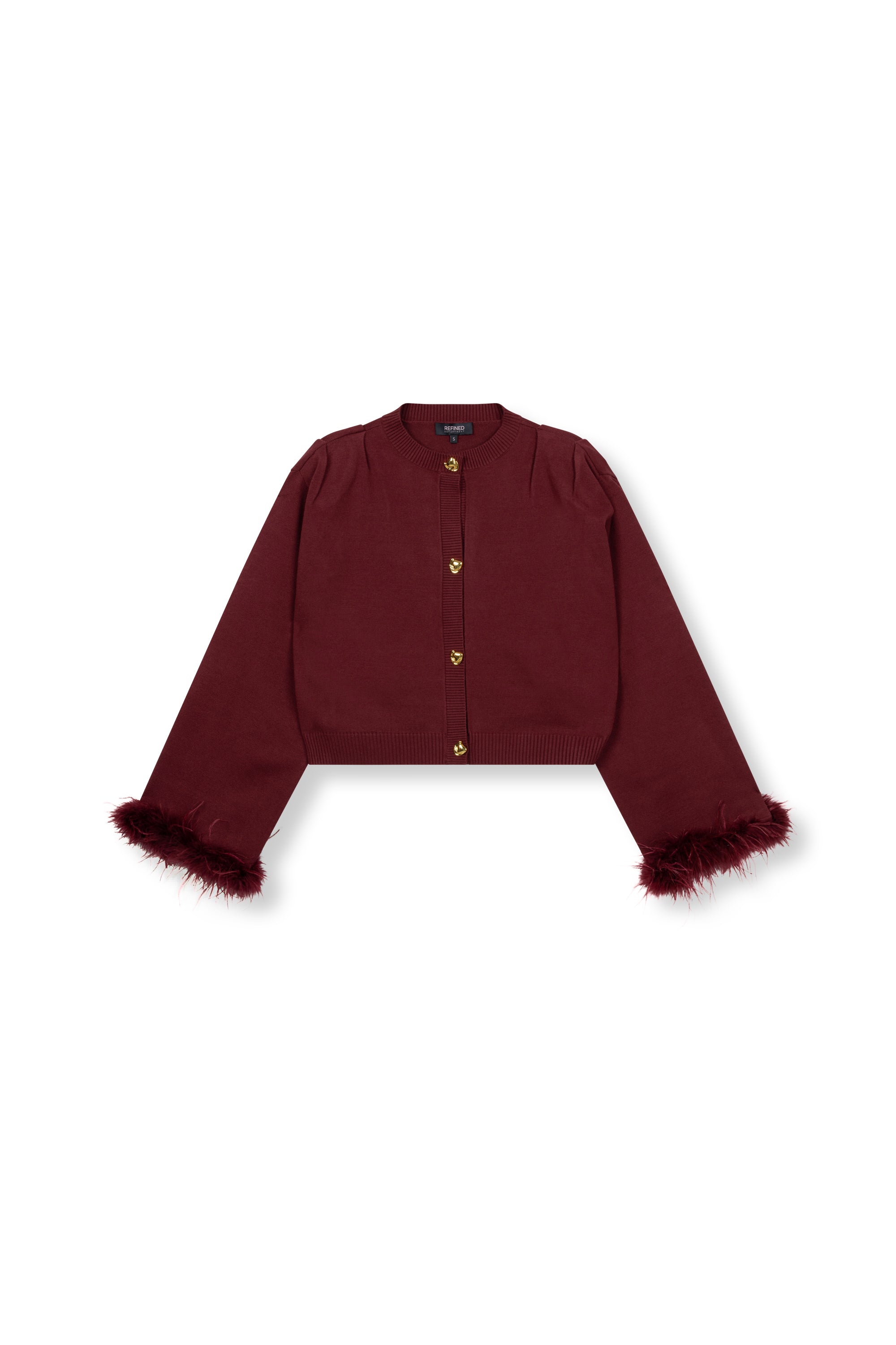 Knitted vest Mady | Bordeaux | Refined Department