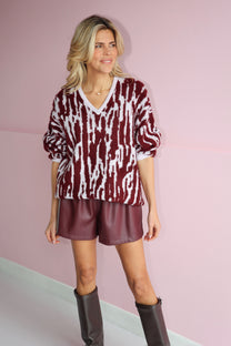 Knitwear Mysa | Bordeaux | Studio Amaya