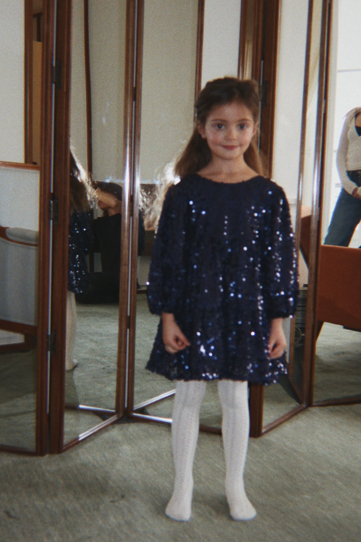 Lila sequins bow dress | Total eclipse | Konges Slojd