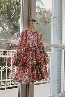 Lila sequins dress | Grey/rosa | Konges Slojd